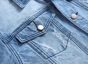 100% Exportation Qualité Jeans Veste Prix De Gros Direct Usine Fabricant Denim Jeans Vestes - Product Image 4