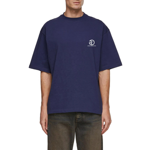 เสื้อยืดผ้าฝ้าย300 GSM โอเวอร์ไซส์สำหรับผู้ชายเสื้อยืดครอปบ็อกซี่พิมพ์ลาย - Product Image 3