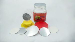 Self-Adhesive PE <b>Plastic</b> Aluminum-Coated Seal Liner PETs Pharmaceutical Bottles Silk Screen Printing Vietnamese Supplier 1.5mm - Product Image 3