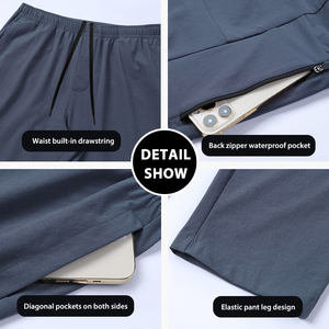 กางเกงผู้ชายเอวสูงใส่สบายสำหรับกิจกรรมกลางแจ้งมีบริการผลิตตามสั่ง - Product Image 2