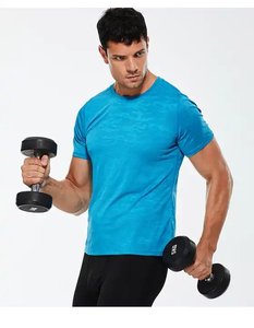 Camiseta Deportiva de Manga Corta para Hombre, Impresión Personalizada, Nueva Llegada, Elástica, Transpirable, Ecológica, de Secado Rápido, Todas las Tallas Disponibles - Product Image 4
