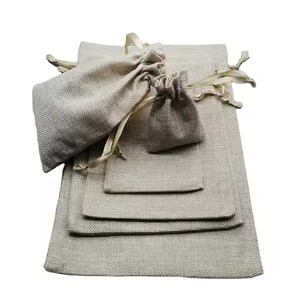 ถุงผ้าปอกระเจาทำมือขนาดรูปร่างตามสั่งถุงผ้าแคนวาสพร้อมเชือกผูกเชือกถุงจ่ายตลาดสำหรับใช้ในชีวิตประจำวันราคาใหม่ - Product Image 6