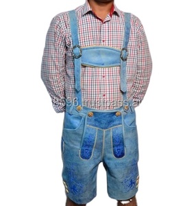 แบเรียนเดอร์โฮเซ่นสำหรับผู้ชาย,ใหม่มีดทราชเทน OKTOBERFEST LEDERHOSEN สีน้ำตาล - Product Image 3