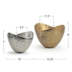 Cuenco de latón texturizado para guardar artículos sagrados durante rituales de meditación y altares pacíficos para el hogar - Product Image 1