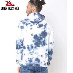 Sweat à capuche surdimensionné pour hommes de haute qualité personnalisé Tye Dye pull sweat en coton Street Wear pour l'hiver - Product Image 2