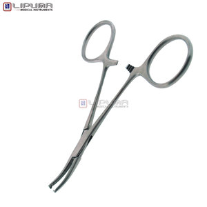 Hemostatic Forceps 4 Inch Surgical Grade German <b>Stainless</b> <b>Steel</b> Locking Finger <b>Ring</b> Handle Medic Instruments - Product Image 5
