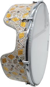 Gawharet El Fan Tambor de Marco Bandir Dof Profesional de 16 pulgadas, Afinable, con Madreperla (DOFS13) - Product Image 3
