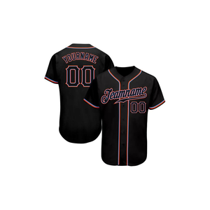 Jersey de béisbol y sóftbol bordado personalizado Unisex, malla de poliéster transpirable, Anti-UV, secado rápido, logotipo impreso Digital, nombre Plus - Product Image 5