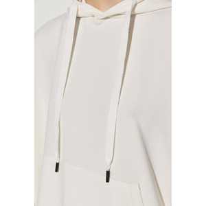 Soft Textured Silky <b>Modal</b> <b>Fabric</b> Hooded Sweatshirt - Product Image 4