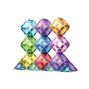 Azulejos de construcción magnéticos, juguetes educativos para niños - Product Image 3