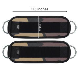 Sport Adjustable <b>Ankle</b> Weights Fitness Double D-Ring Strap for Weightlifting Leg Gym Workout Factory Supply D Ring <b>Ankle</b> Straps - Product Image 5