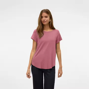 เสื้อยืดแขนสั้นสำหรับผู้หญิงเสื้อยืดตัวยาวโอเวอร์ไซส์ระบายอากาศได้ดีน้ำหนักเบา - Product Image 1