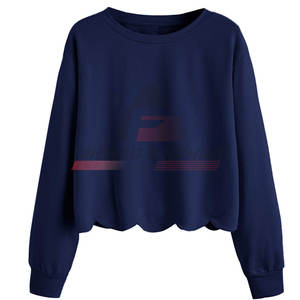 2025 personnalisé dames haut court sweats pour femmes Style décontracté vêtements d'hiver avec Logo avant - Product Image 1