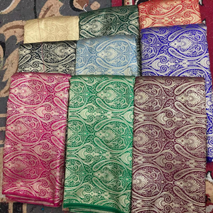 ชุดเดรสงานประดิษฐ์เบาะผ้าไหมคุณภาพสูงวัสดุถักเนื้อนุ่มและทนทานหรูหราสำหรับงานแต่งงาน - Product Image 1