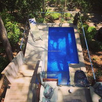 Piscines rectangulaires de luxe en gros avec design patio, piscine portable, fourniture directe d'usine
