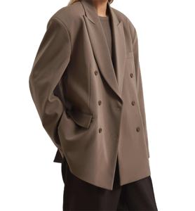 Blazer pour femmes tendance, veste de costume de bureau polyvalente, tenue de travail décontractée élégante, vêtement d'extérieur léger à manches longues, élégant, par HI - Product Image 5