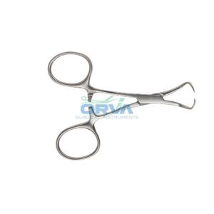 Pince à serviette Backhaus de haute qualité certifiée CE, 14 cm, en acier inoxydable, pince chirurgicale, instrument de classe II - Product Image 5