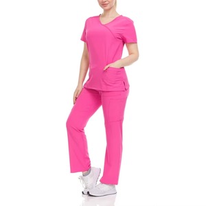 Conjunto de uniforme médico para mujeres personalizable creado para la marca y con estilo como conjuntos de uniformes de hospital sanitario para enfermeras - Product Image 6