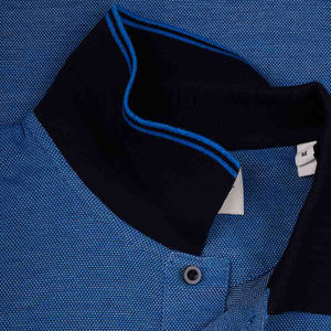 Polo à manches courtes en coton pour hommes, vente en gros d'usine |   Tissu de texture premium avec logo personnalisé - Product Image 5