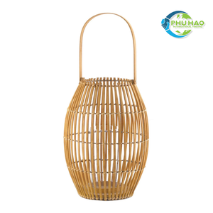 Diseño único, elegancia: candelabro de farol de bambú de ratán tejido, elección perfecta para su hogar, restaurante, jardín - Product Image 4