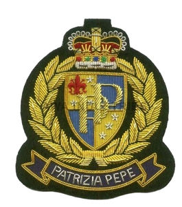 Insignias de lingotes bordados hechos a mano de alta calidad por encargo Insignia bordada de servicio OEM de nuevo estilo - Product Image 1