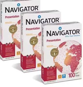 NAVIGATOR A4 COPIA PAPEL 80gsm 5 Resmas - Product Image 1