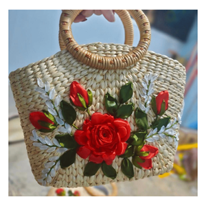 Bolsa de Jacinto de Agua, Material de Jacinto Tejido de Calidad, Apta para Bolsos Casuales y Uso en Embalaje Minorista, Vietnam - Product Image 3