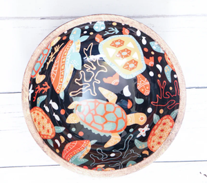 Bol en émail en bois naturel de haute qualité, fait à la main, multi-usages, pour servir, manger, des collations et des desserts - Product Image 4