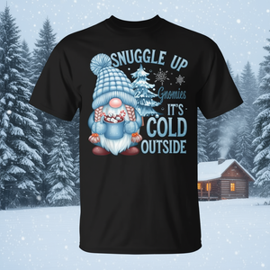 Esterno freddo? Maglietta con Adorabili Gnomi delle Nevi per Ragazze, Perfetta per Promozioni - Product Image 3