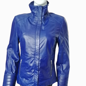 แจ็กเก็ตตัวยาวสำหรับผู้หญิงสไตล์ปากีสถานมีกระเป๋าผ้าฝ้ายระบายอากาศได้สำหรับตกแต่งผิวแกะย้อมสีเรียบๆ - Product Image 1