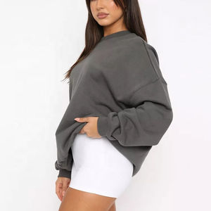 Wholesale <b>Top</b> Trendy Design Winter Autumn Printed Alpha Delta Pi Women's Drop Shoulder Long Sleeve Front Fraternity Sweatshirt - Product Image 5