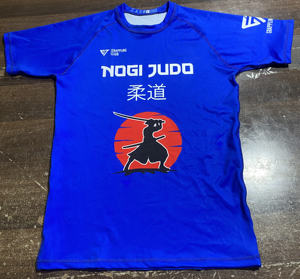 Wholesale Custom Logo Short Sleeve <b>Rashguard</b> Compression Breathable Spandex/Polyester Boxing No Gi <b>BJJ</b> MMA Jiu - Product Image 3