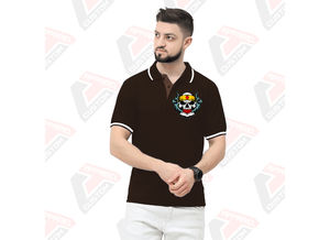 เสื้อยืดลายทางของผู้ชายที่เป็นเอกลักษณ์สำหรับเสื้อโปโลผ้าเดนิมผ้าลูกฟูกระบายอากาศทันสมัยเป็นมิตรกับสิ่งแวดล้อมสำหรับการปะติดเก๋ไก๋ในฤดูร้อน - Product Image 6