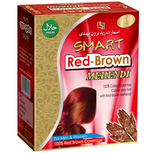 Tinte de Cabello Rojo Marrón Inteligente a Base de Henna, Polvo de Color Natural para el Cabello Sin Amoníaco, Color Marrón Natural, Venta al por Mayor de Fábrica - Product Image 3