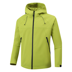 <b>Jacket</b> wholesale windbreaker Canvas Winter <b>Jacket</b> Mandarin Collar Crocheted Weaving Solid <b>Pattern</b> Front Zipper - Product Image 1
