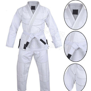 Jiu Jitsu Uniform Cotton <b>Blended</b> Martial Arts Gi Durable Training Suit for Adults and Kids Professional Jiu Jitsu Kimono Uniform - Product Image 4