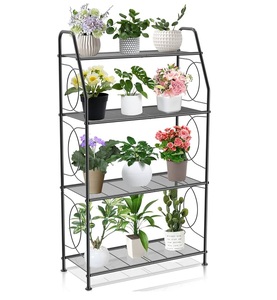 Eco-friendly Metal Tall <b>Plant</b> Stand Indoor Outdoor <b>Garden</b> <b>Plant</b> <b>Shelf</b> Multi Tier Flower <b>Shelf</b> Rack Display Stands. - Product Image 1