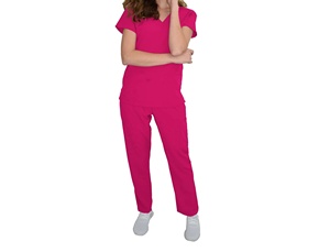 2026 Comfortable Polyester/Spandex Hospital <b>Scrub</b> Sets Medical Men Women <b>Nursing</b> <b>Scrubs</b> Customizable Men Women Tops <b>Scrubs</b> - Product Image 1