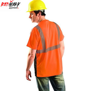 100% vestes en polyester vêtements de travail classe 2 polo de sécurité Construction réfléchissante vêtements de travail à haute visibilité t-shirts pour femmes et hommes - Product Image 6