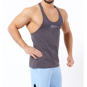 Venta caliente de los hombres Deportes Fitness más tamaño camiseta sin mangas Personalizar Deportes Correr más tamaño camiseta sin mangas - Product Image 3