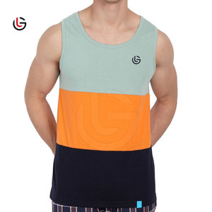 บริการ OEM เสื้อกล้ามโอเวอร์ไซส์ดีไซน์ล่าสุดสำหรับผู้ชาย คุณภาพสูง ระบายอากาศได้ดี ราคาประหยัด ผ้าฝ้ายถัก 100% - Product Image 1