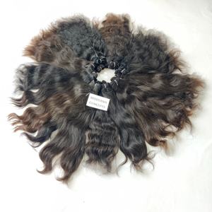 Venta al por mayor 100% de extensiones de cabello indio vietnamita virgen barato sedoso ondulado mechones natural sin procesar proveedor de cabello humano - Product Image 3