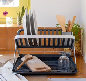 Soporte para utensilios de escurridor rectangular negro, soporte para picador de cubiertos de placas, estante de especias de vidrio MOQ bajo para uso en cocina al por mayor - Product Image 1