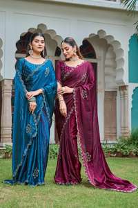 ผ้าไหมมานิปุรีแบบใหม่สำหรับงานเทศกาล ชุดส่าหรีสำหรับงานเลี้ยงอย่างเป็นทางการ ใส่ได้ทุกฤดู - Product Image 3