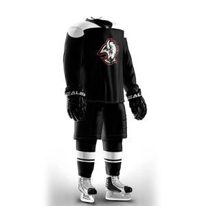 Uniformes ligeros de hockey sobre hielo de la mejor venta, diseño personalizado, últimos conjuntos de equipo OEM hechos en Pakistán para hombres - Product Image 2