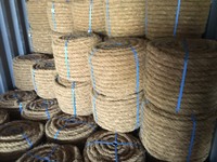 Cordes de coco de noix de coco brun fibre de coco naturelle pour jardin extérieur pépinière décoration conception utilisation sol-pour l'exportation usage agricole
