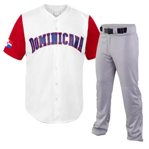 OEM personalizado su propio logotipo hombres uniforme de béisbol transpirable antiarrugas secado rápido Venta caliente Etiqueta Privada nuevo diseño - Product Image 1