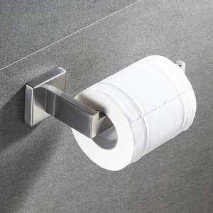 Porte-rouleau de papier hygiénique en acier inoxydable pour la maison, hôtel, salle de bain - Product Image 1