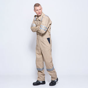 Combinaison de travail professionnelle haute visibilité, construction de qualité, combinaison haute visibilité confortable pour un usage quotidien, combinaison haute visibilité - Product Image 2