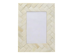 Marco de Fotos Artístico con Incrustaciones de Hueso Hecho a Mano |   Marco de Fotos Decorativo para Sala de Estar y Oficina - Product Image 4